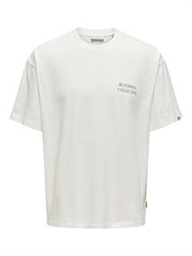 ONSAARAV LIFE OVZ SS TEE cloud dancer