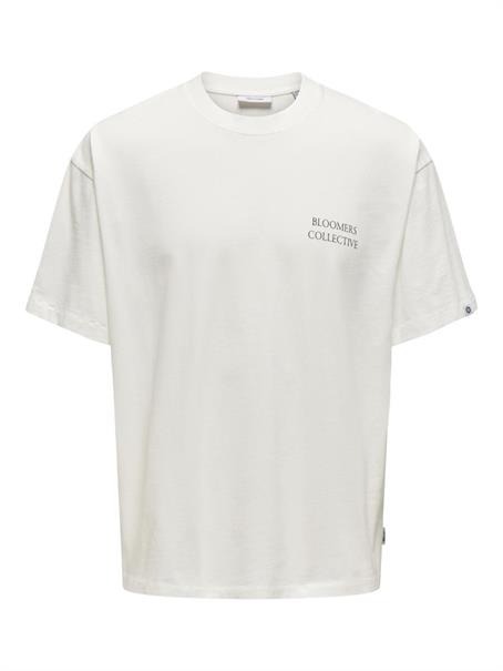 ONSAARAV LIFE OVZ SS TEE cloud dancer