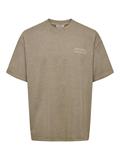 ONSAARAV LIFE OVZ SS TEE desert taupe