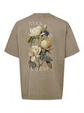ONSAARAV LIFE OVZ SS TEE desert taupe
