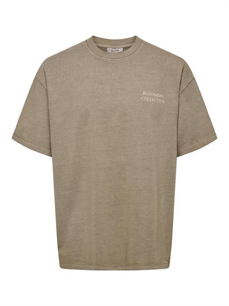 ONSAARAV LIFE OVZ SS TEE desert taupe