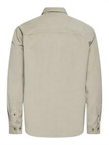 ONSALP 2PKT WASHD CORD LS SHIRT NOOS silver lining