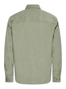 ONSALP 2PKT WASHD CORD LS SHIRT OTL seagrass