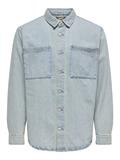 ONSALP BOX TAI DNM JACKET light blue denim
