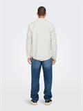 ONSALP RLX 2PKT WASHD CORD LS SHIRT NOOS cloud dancer
