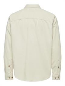 ONSALP RLX 2PKT WASHD CORD LS SHIRT NOOS cloud dancer