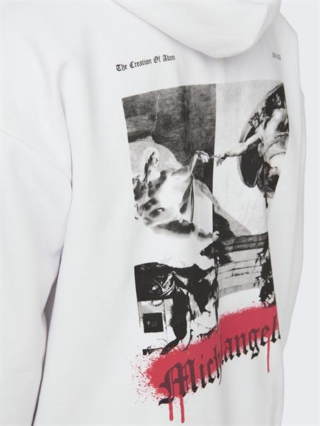 ONSAPOH LIFE RLX SWEAT HOODIE white