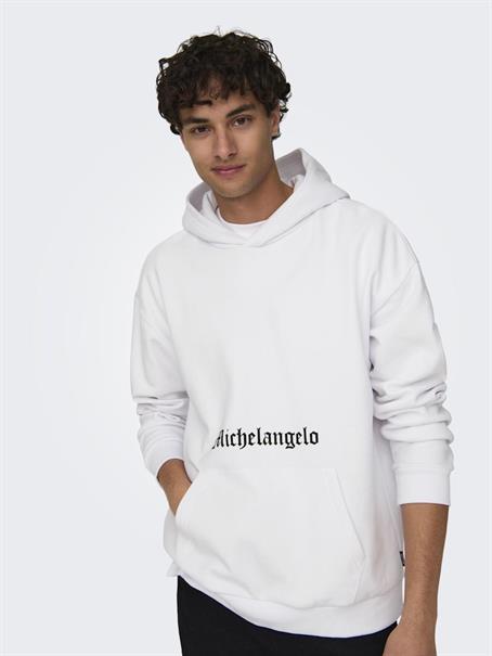 ONSAPOH LIFE RLX SWEAT HOODIE white