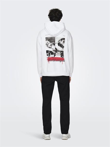 ONSAPOH LIFE RLX SWEAT HOODIE white