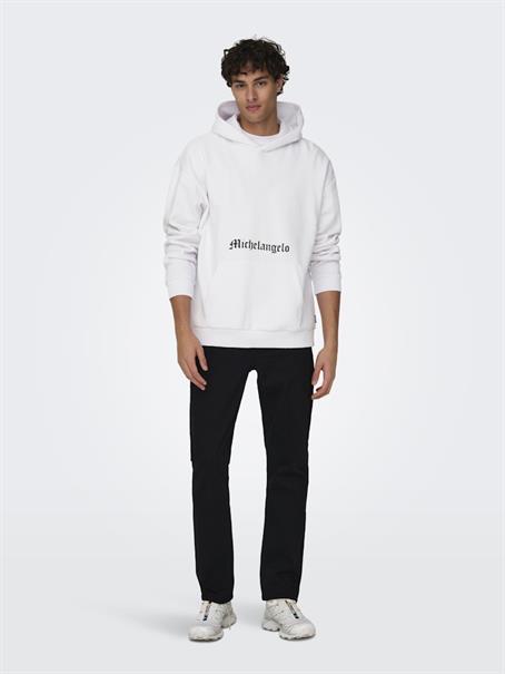 ONSAPOH LIFE RLX SWEAT HOODIE white