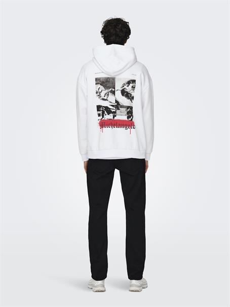 ONSAPOH LIFE RLX SWEAT HOODIE white