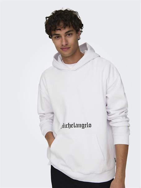 ONSAPOH LIFE RLX SWEAT HOODIE white