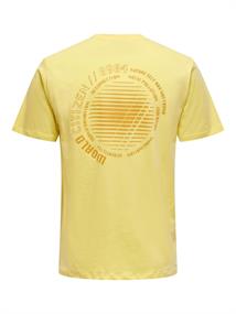 ONSARNE LIFE REG SS MU TEE pale banana
