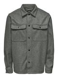 ONSASH OVR WOOLEN LOOK PKT LS SHIRT NOOS castor gray