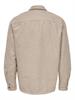 ONSASH OVR WOOLEN LOOK PKT LS SHIRT NOOS chinchilla