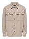 ONSASH OVR WOOLEN LOOK PKT LS SHIRT NOOS chinchilla