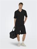 ONSAUSTIN RLX SS SEERSUCK RSRT POLO TEE black