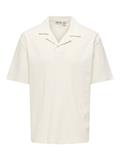 ONSAUSTIN RLX SS SEERSUCK RSRT POLO TEE cloud dancer