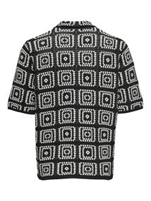 ONSBART RLX 5 SS SHIRT KNIT NOOS black