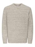 ONSBAY REG LS CREW KNIT turtledove