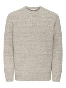 ONSBAY REG LS CREW KNIT turtledove