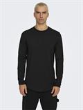ONSBENNE LONGY LS TEE VD black