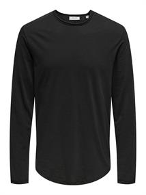 ONSBENNE LONGY LS TEE VD black