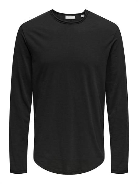 ONSBENNE LONGY LS TEE VD black