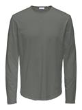 ONSBENNE LONGY LS TEE VD castor gray