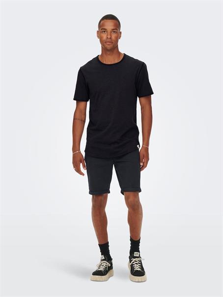 ONSBENNE LONGY SS TEE NF 7822 NOOS black