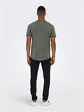 ONSBENNE LONGY SS TEE NF 7822 NOOS castor gray