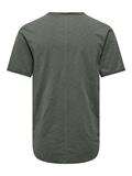 ONSBENNE LONGY SS TEE NF 7822 NOOS castor gray