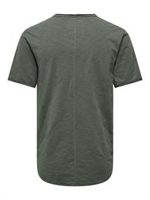 ONSBENNE LONGY SS TEE NF 7822 NOOS castor gray