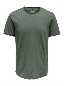 ONSBENNE LONGY SS TEE NF 7822 NOOS castor gray