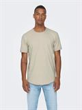 ONSBENNE LONGY SS TEE NF 7822 NOOS silver lining