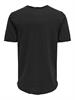ONSBENNE LONGY V-NECK SS TEE NOOS black