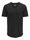 ONSBENNE LONGY V-NECK SS TEE NOOS black