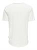 ONSBENNE LONGY V-NECK SS TEE NOOS bright white