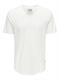 ONSBENNE LONGY V-NECK SS TEE NOOS bright white