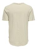 ONSBENNE LONGY V-NECK SS TEE NOOS silver lining