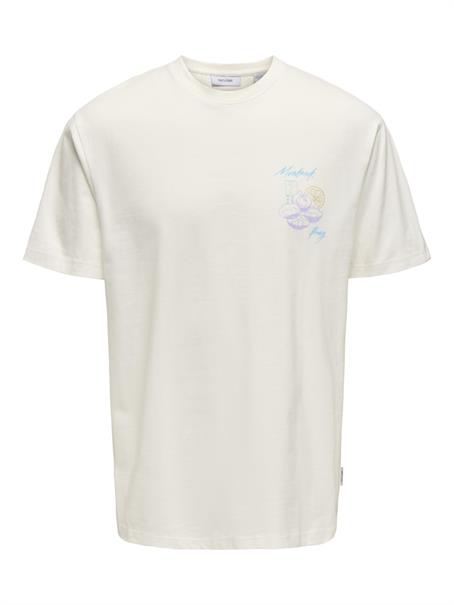 ONSBISTRO RLX SS TEE cloud dancer