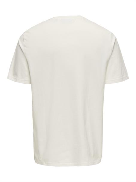 ONSBISTRO RLX SS TEE cloud dancer