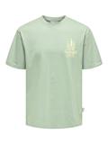 ONSBISTRO RLX SS TEE iceberg green