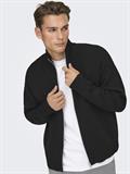 ONSBLAKE DS HIGH NECK CARDIGAN KNIT black