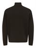 ONSBLAKE DS HIGH NECK CARDIGAN KNIT NOOS coffee bean