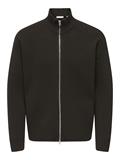 ONSBLAKE DS HIGH NECK CARDIGAN KNIT NOOS coffee bean