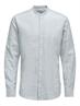 ONSCAIDEN LIFE LS LINEN BLEND MAO NOOS cashmere blue