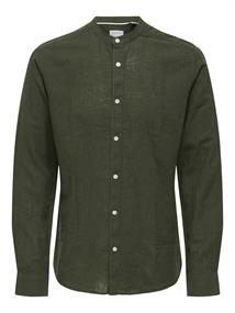 ONSCAIDEN LIFE LS LINEN BLEND MAO NOOS kambaba