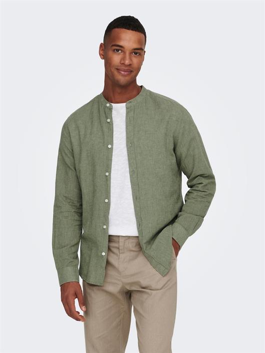 onscaiden-life-ls-linen-blend-mao-noos-swamp