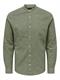 ONSCAIDEN LIFE LS LINEN BLEND MAO NOOS swamp